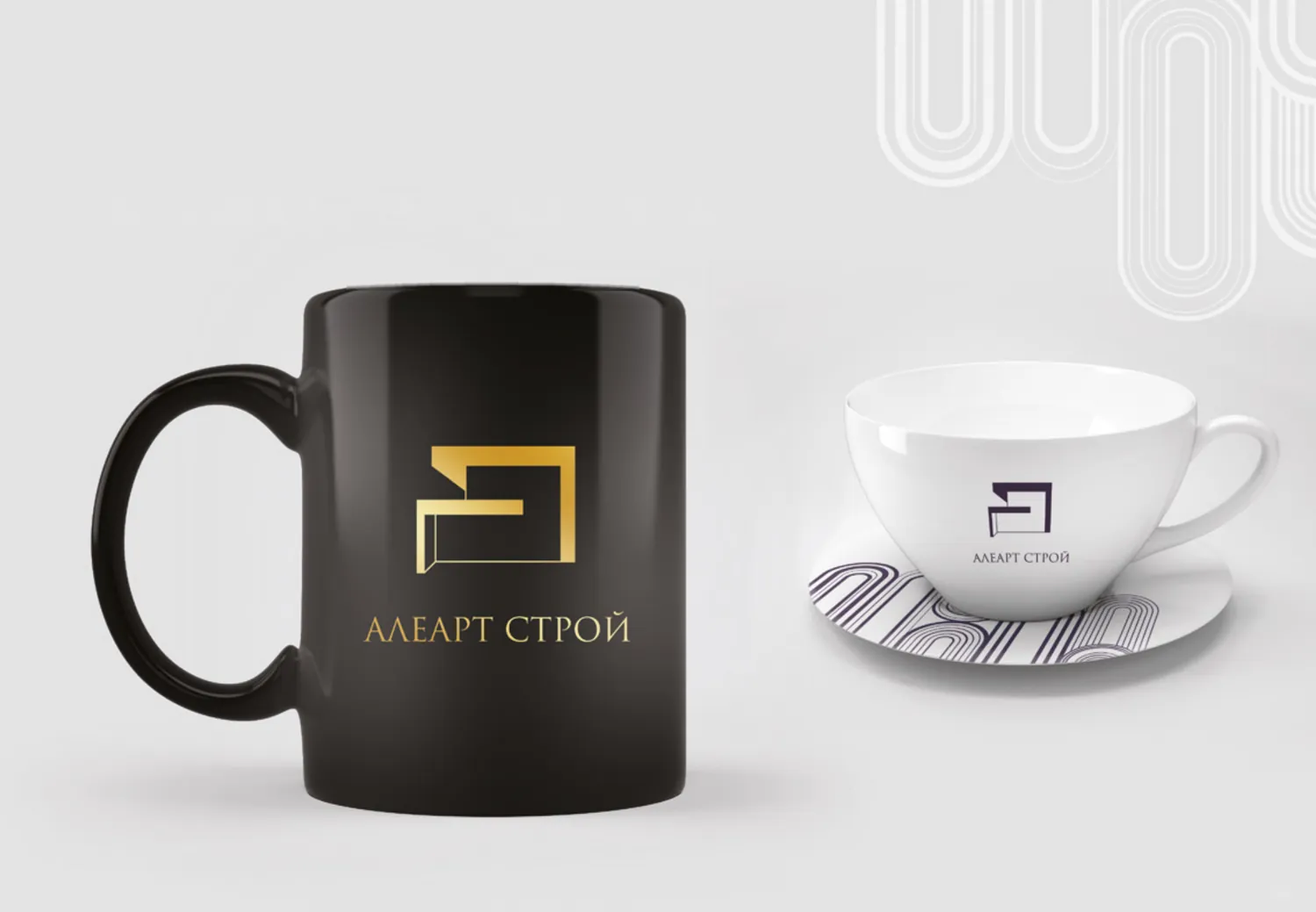 «Алеарт Строй» — кружка и чайная пара